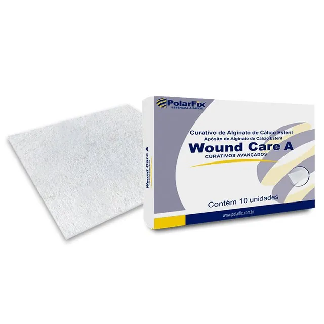 Curativo de Alginato de Cálcio Estéril — Linha Wound Care · Polarfix