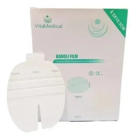 Kangli Film IV Curativo Filme Transparente com Fenestra e Fixador de Cateter — VitaMedical