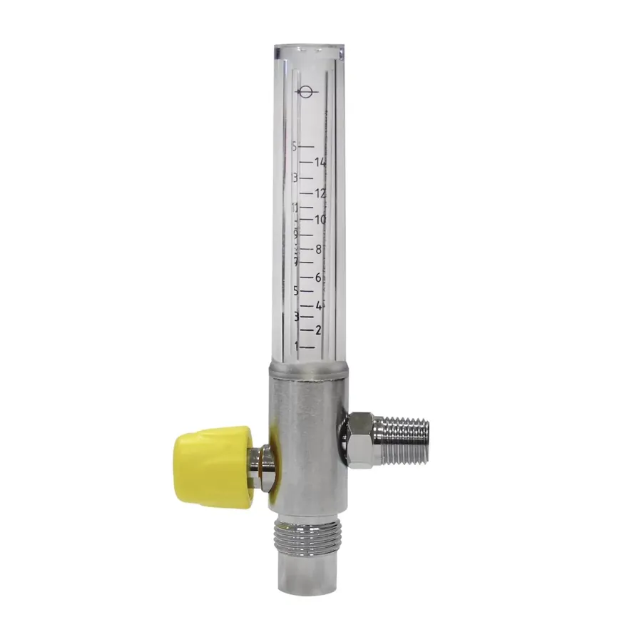 Fluxômetro 0-15 Lpm Macho Ar