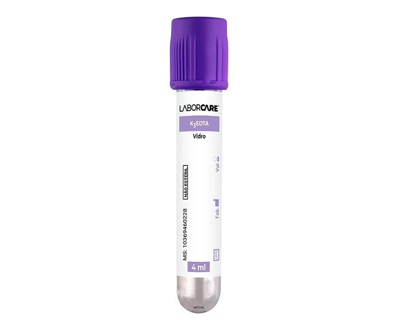 Tubo EDTA (Hematologia) — Labor Import