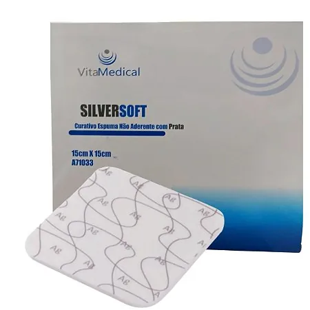 Curativo de Espuma com Íons de Prata — Linha Silversoft