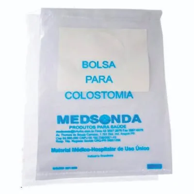 Bolsa Colostomia Descartável 50mm Não Estéril — MedSonda